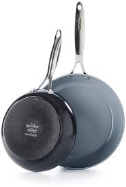 Green Pan Valencia Pro 10 12 Ceramic Non Stick Open Fry Pan Set Greenpan Fry Pan Set Pan Set