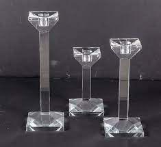 Check spelling or type a new query. Set Of 3 Crystal Candlesticks By Oleg Cassini For Sale At 1stdibs