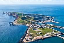 The elevation above sea level is 7ft (2m). Heligoland Wikipedia
