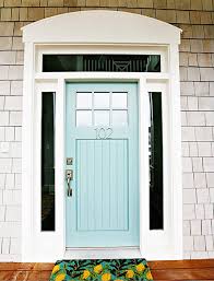 Front door interior paint, rolled on with sponge roller. Turquoise And Blue Front Doors With Paint Colors House Of Turquoise