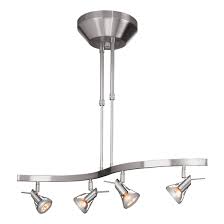 Access Lighting Versahl 4 Light Spot Light Pendant In Matte Chrome