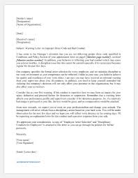 As well as outlining the details of the misconduct, employee warning letters also typically detail the actions the employee must take to escape further disciplinary. Warning Letter To Employee For Poor Dressing And Conduct Word Excel Templates