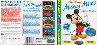 Красное сухое вино из региона хумилья вино familia bastida finca el lince red blend 0.75 л. Mickey Mouse At Spectrum Computing Sinclair Zx Spectrum Games Software And Hardware
