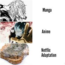 Goku black saaaaaaama | project zero mortals | akame is my waifu | fortnite epic: Tomura Netflix Adaptation Anime Memes Funny Manga Vs Anime Funy Memes