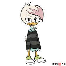 The lightning mage draws ducktales!! How To Draw Lena Ducktales Drawings Draw Easy Drawings