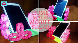 How to make mobile stand at home from pvc pipe !!! How To Make Mobile Stand With Newspaper How To Make A Mobile Hoder By Newspaper Diy Mobile Stand