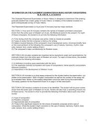 Check out the pronunciation, synonyms and grammar. Information On The Placement School Of Music