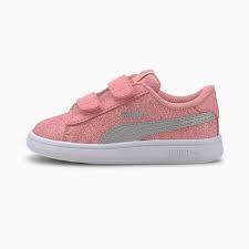 puma公式 ベビー ガールズ プーマスマッシュ v2 グリッツグラム v スニーカー 12 16cm キラキラ 女の子 puma black pink lady プーマ 2buy20 3buy30 プーマ スニーカー プーマ ヒール
