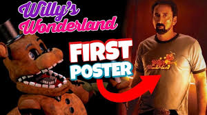 He soon finds himself waging war against possessed animatronic. Willys Wonderland Poster Leaked Five Nights At Freddy S Movie Alike Youtube