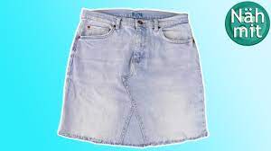 Eine weste aus alten jeans mit ihren eigenen händen: Nahen Jeans Upcycling Jeansrock Nahen Rock Aus Alter Jeans Nahen Fur Anfanger Nah Mit Mir Youtube