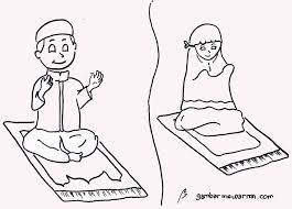 Ada banyak kartun yang bisa jadi pilihan, misalkan spongebob squarepants, doraemon, winny the pooh. Mewarnai Gambar Orang Sholat Kartun Download Kumpulan Gambar