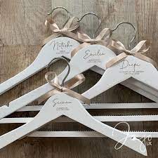 Personalised Wedding Hanger Engraved Wedding Hanger Etsy In 2021 Wedding Hangers Bridesmaid Hangers Wedding Hangers Personalized