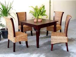 Bamboo table & four rattan lounge chair set | sfgirlbybay. Geffa Rattan Rattan Dining Set Dining Room Furniture Sets Rattan Dining Sets Manufacture Asia Furniture