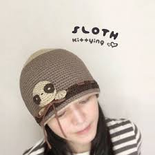 Sloth Crochet Hat Pattern, Crochet Pattern Hat Sloth, Sloth Hat Pattern  Crochet, Crochet Sloth Beanie Pattern, Sloth Hat Pattern Crochet