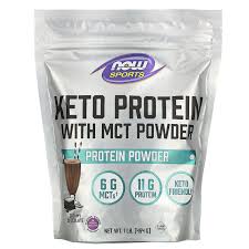 Ideal for those on the keto diet. Now Foods Sports Keto Protein With Mct Powder Creamy Chocolate 1 Lb 454 G Iherb