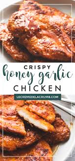 Crispy Honey Garlic Chicken Easy Honey Garlic Chicken Honey Garlic Chicken Honey Chicken Recipe