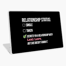 Relationship with Lexi Lore Laptop Skin