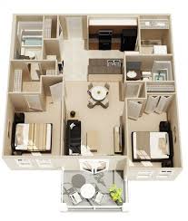 2 Bedroom Apartment House Plans House Plans Apartment Design Apartment Floor Plans