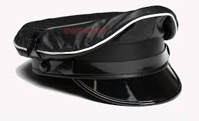 aw 0055 leder schirmmutze biker mutze kappe hut offizier mutze leather muir cap lederhute leder outfits lederstiefel
