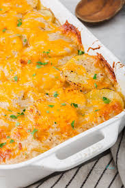 Pour the milk over and stir. Gluten Free Scalloped Potatoes