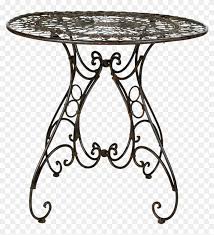 What is the cheapest option available within outdoor bistro tables? Wrought Iron Bistro Table 31 Round Coffee Table Hd Png Download 980x1009 1999271 Pngfind