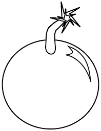 Bomb Coloring Page Coloring Pages Color Teaching English