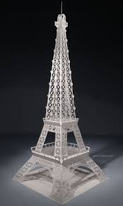 The Eiffel Tower Pop Up Card Origami Architecture Kirigami Kirigami Patterns Eiffel Tower Origami Architecture
