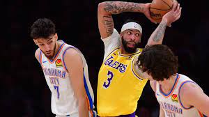 OKC Thunder can't stop Anthony Davis, LeBron James in loss vs. Lakers