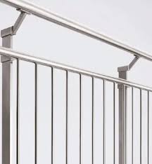 These cables and fittings have been coated with black oxide to give them a dark, matte appearance as an alternative to the light, shiny look of raw stainless steel. Stainless Steel Railing Linear Line Q Railing Europe Holding Gmbh With Bars Outdoor For Stairs