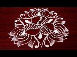 Creative Rangoli Designs With 5x3 Dots Simple Kolam Designs For Beginners Easy Muggulu Designs Yo Rangoli Designs Beautiful Rangoli Designs Kolam Designs