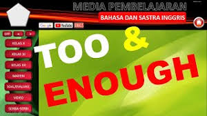 Soal bahasa dan sastra inggris kelas 10 semester 2. Too Enough Materi Bahasa Dan Sastra Inggris Peminatan Semester 2 Kelas X Sma K13 Youtube
