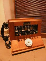 standard telephonique en bois 50 s deco authentique objets anciens objets anciens telephone retro objets