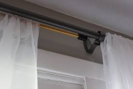 Heavier window treatments can also help insulate in. Use Bungee Cord To Hang Sheers Behind Curtains Curtains Curtain Rods Bungee Cord