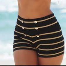 Swimming Shorts Not Bottoms Shorts That Are High Waisted With Buttons Any Color Any Pattern Swimsuits Cute Swimsuits Cute Bathing Suits