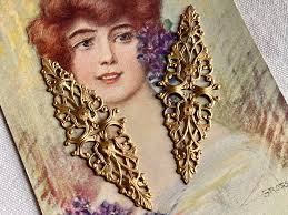 Vintage Filigree Stamping, Miriam Haskell