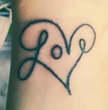 6057 Amor Con Letras Y Un Corazon Large Jpg 360 364 Love Heart Tattoo Places For Tattoos Tattoos