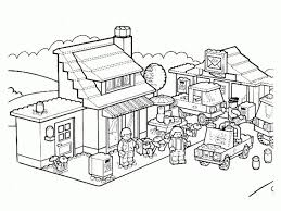 Creative And Fun Activity For Kids Lego Coloring Pages Maleboger Tegning Lego