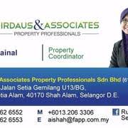 Hi, i am khairul ramli, a dedicated and professional real estate negotiator from firdaus & associates property professionals sdn bhd. Aishah Zanal Aishah Fapp Property Agent Propsocial
