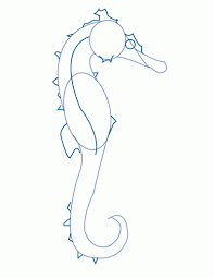 It has a cute look that children will love to draw, but still looks pretty realistic.it will be a fun addition to any lessons about sea life! How To Draw A Seahorse Sketchbooknation Com