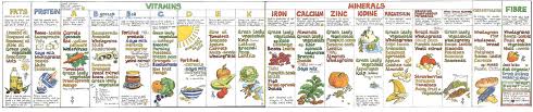 Liz Cook Nutrition Chart