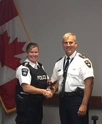 Barrie police service, barrie, on. R Wyllie Allan And Rose Richter Promoted At Barrie Police Blue Line