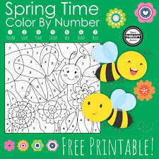 Free shipping on all orders over $30. Spring Color By Number Free Printable Your Therapy Source