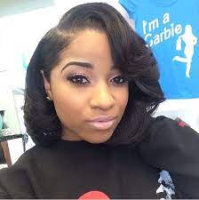 Usa stock 100g 18 inch #1b natural black straight clip in hair pc951. Toya Wright Hair Styles Beautiful Natural Hair Hair Beauty