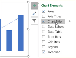 how to add a chart title excelnotes