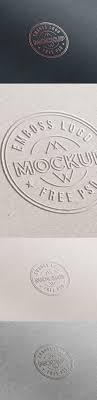 Emboss Paper Logo Mockup Psd Graphicsfuel Logo Mockups Psd Paper Logo Graphic Design Mockup