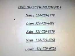 Call Me Maybe With One Directions Phone Numbers Prank Call Numbers Funny Numbers To Call Funny Phone Numbers