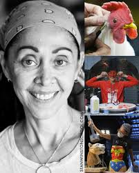 We wish the BEST BIRTHDAY to master creature FX hair & feather artist, and  Stan Winston School teacher, Deborah Galvez! After studying makeup and  fashion, Deborah broke into film working with the