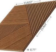 ARQ® Natural Solid Wood Wall Panels