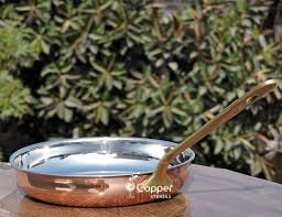 Copper Fry Pan Copper And Stainless Steel Cookware From India Copper Cooking Pan Best Cooking Oil Copper Frying Pan