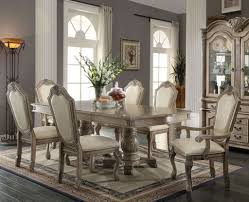 Browse a large selection of victorian dining room chairs, including metal, wood and upholstered dining chairs in a variety of colors for your kitchen or dining area. The Chateau De Ville 7pc Antique White Dining Collection Miami Direct Furniture
